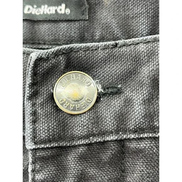 Diehard‎ Men's Black Denim Carpenter Pants Size 36x34 Workwear Utility Gorpcore - Picture 10 of 13